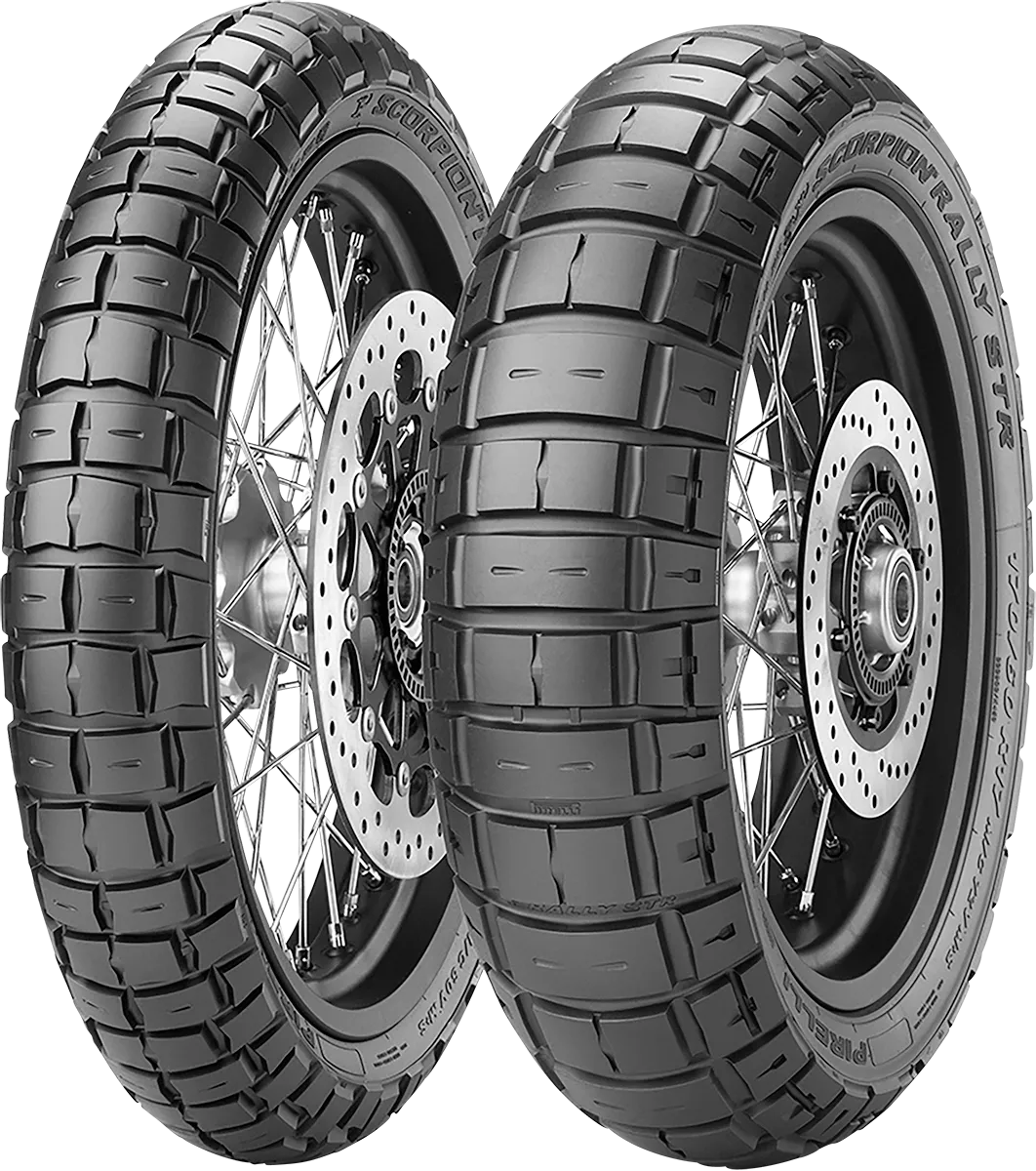 PIRELLI Scorpion™ Rally STR Dual Sport — 110/80-18 motorcycle tire